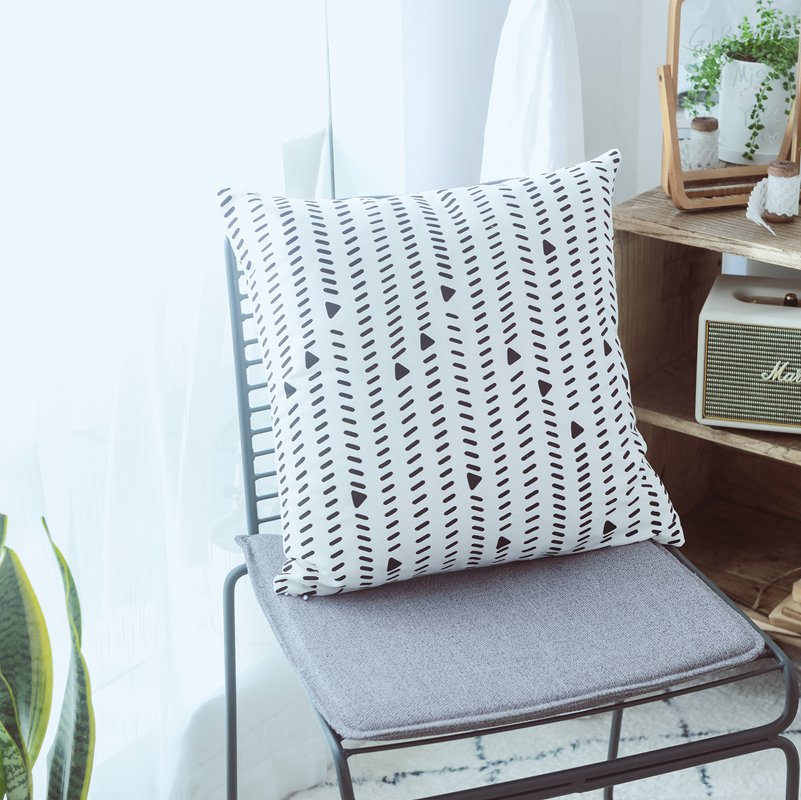 Black & White Cushion pillow cover 45x45cm/35x50cm