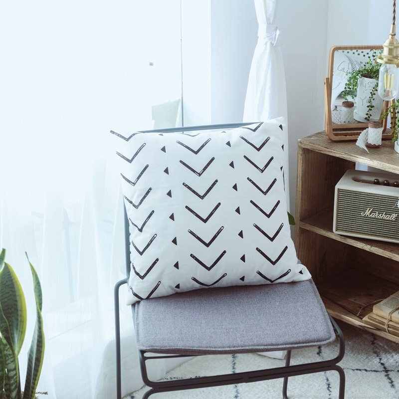 Black & White Cushion pillow cover 45x45cm/35x50cm
