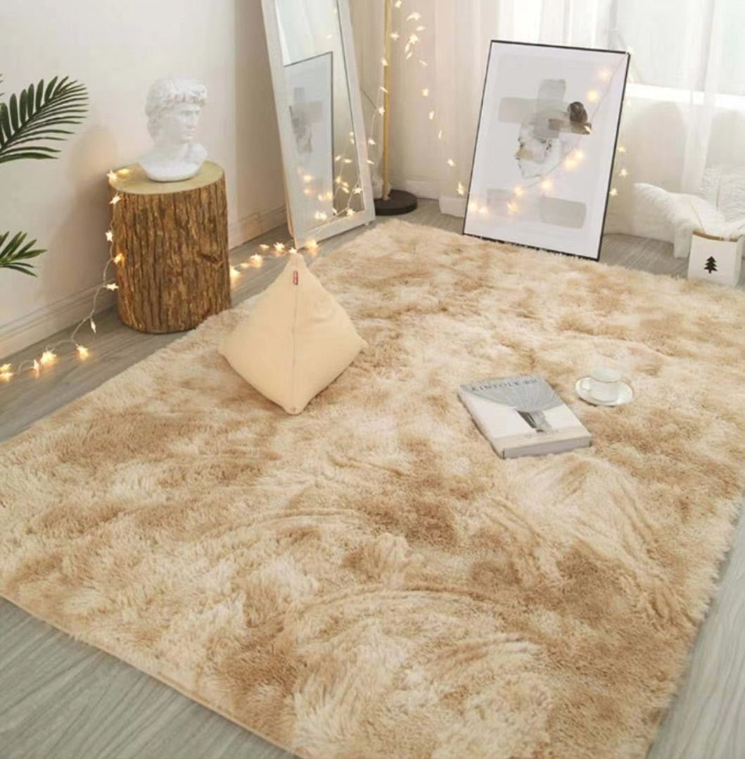 Tie-dye carpet wholesale plush for living room or bedroom