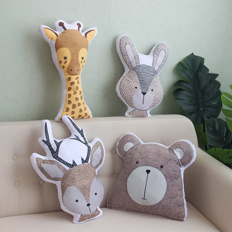 Baby animals Soft Stuffed Toys Pillows For Kid