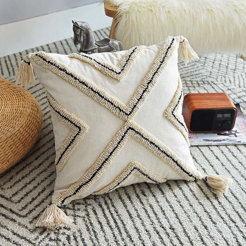 Bohemian Cushion Cover Geometric Pillow Cover