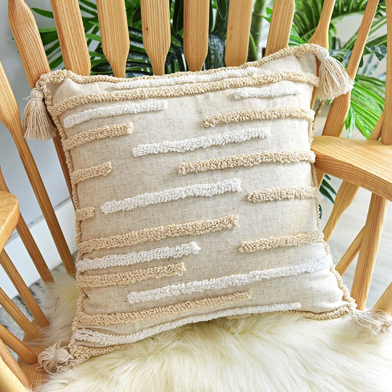 Boho Style cushion cover 30x50cm/45x45cm Cotton pillow cover