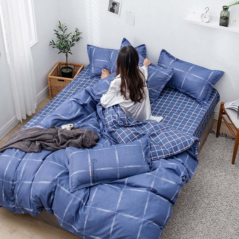 Thickened comfortable bedding set