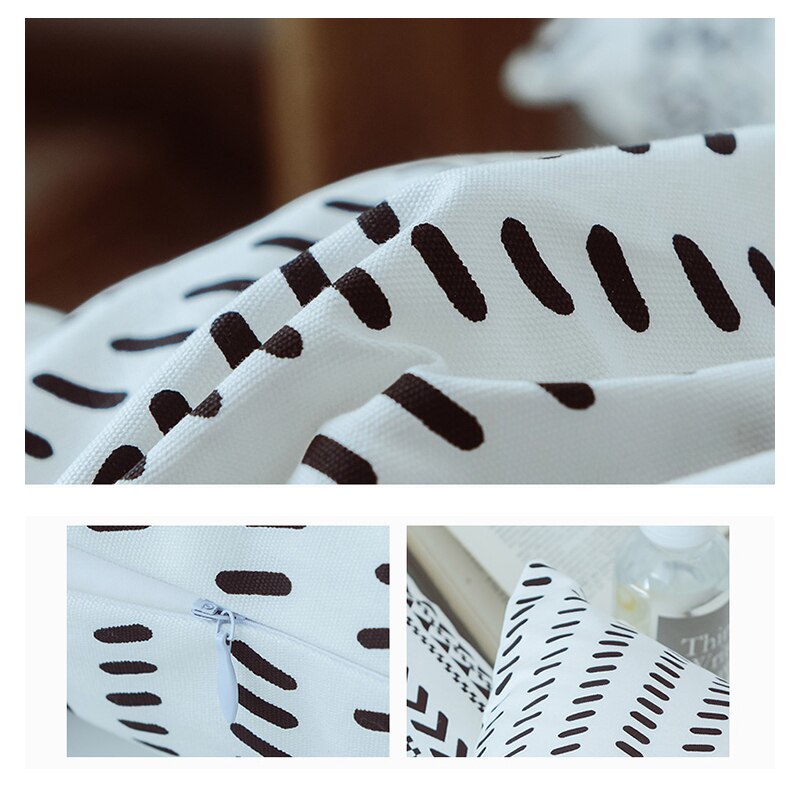 Black & White Cushion pillow cover 45x45cm/35x50cm