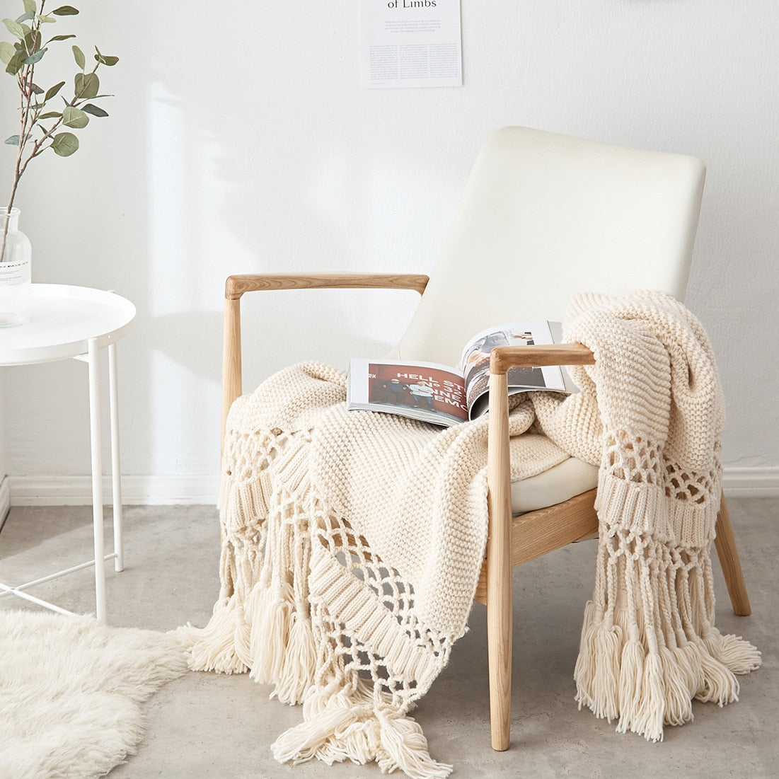 Hand-knitted Blankets for Beds & sofa