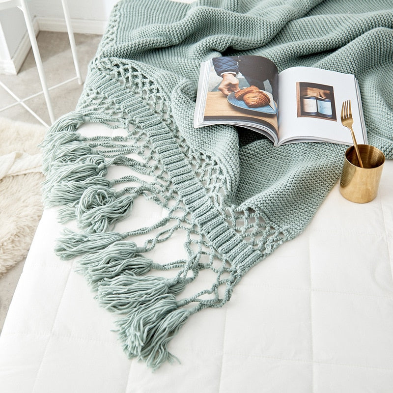 Hand-knitted Blankets for Beds & sofa