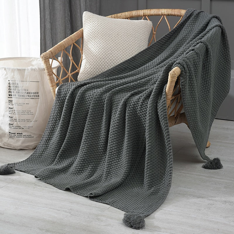 Hand-knitted Blankets for Beds & sofa