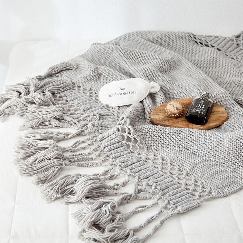 Hand-knitted Blankets for Beds & sofa