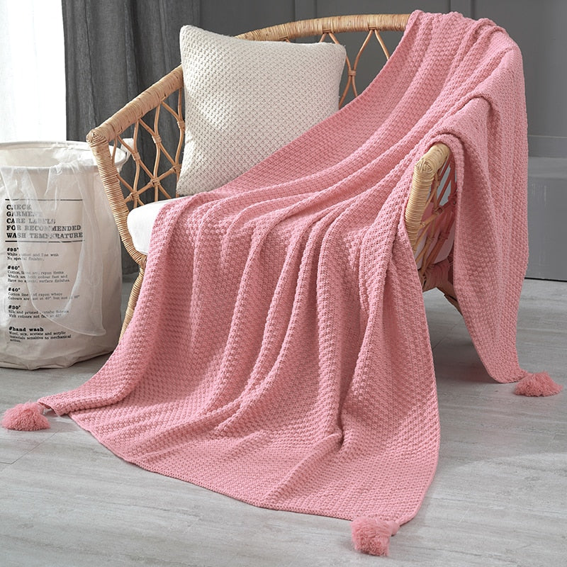 Hand-knitted Blankets for Beds & sofa