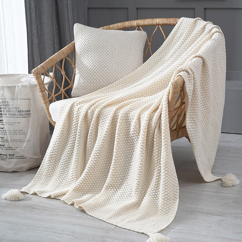 Hand-knitted Blankets for Beds & sofa