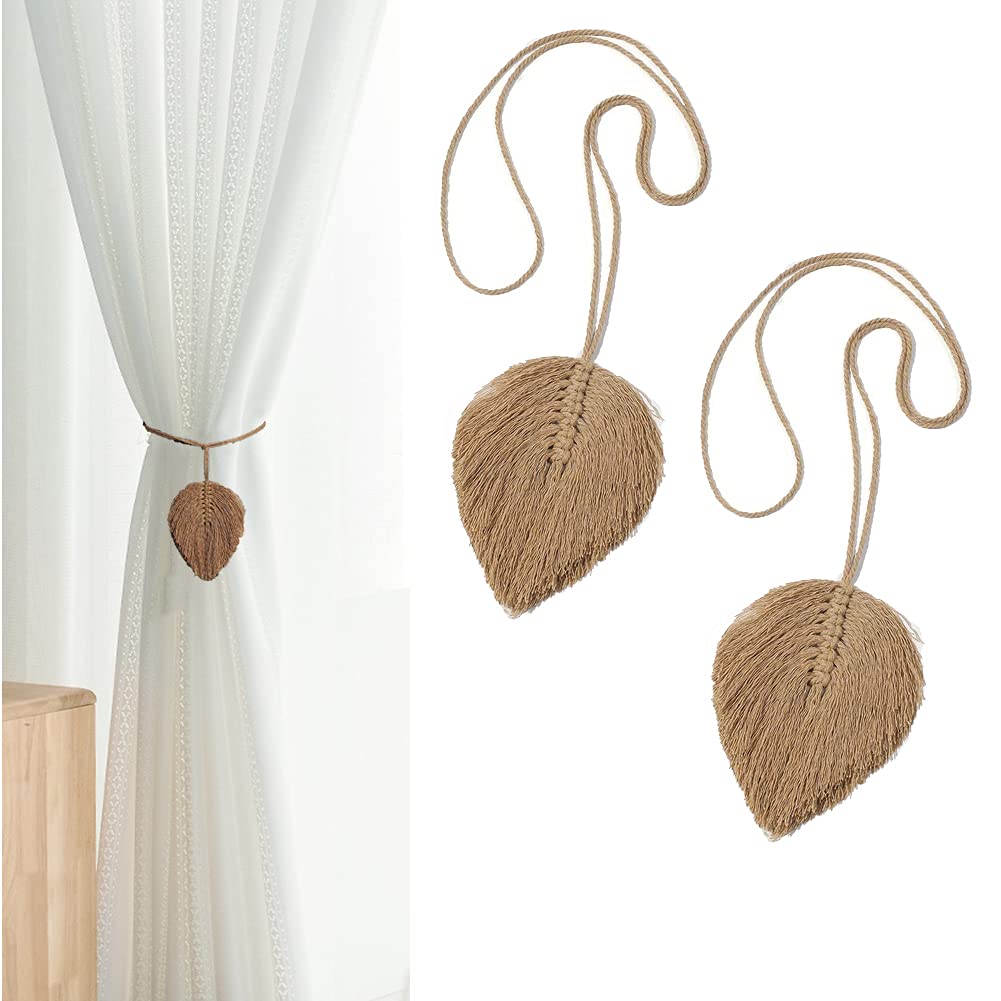 Macrame Curtain Tiebacks Boho Home Decor Curtain