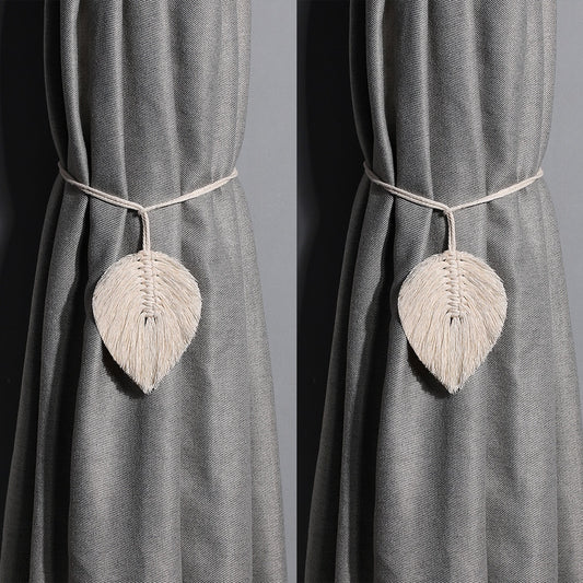 Macrame Curtain Tiebacks Boho Home Decor Curtain